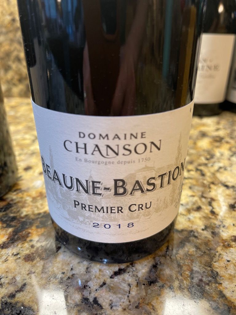 2018 Domaine Chanson Beaune 1er Cru Bastion, France, Burgundy, Côte de ...