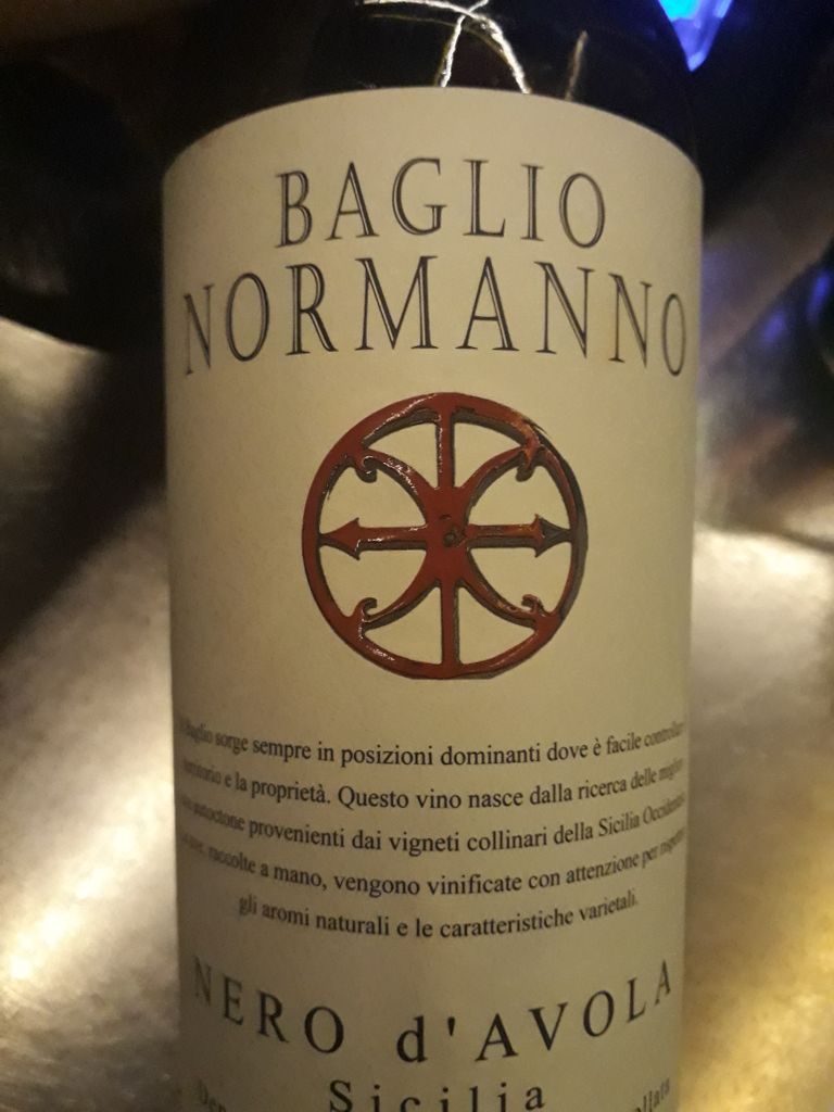 2019 Cantina Colomba Bianca Nero d'Avola Baglio Normanno, Italy, Sicily
