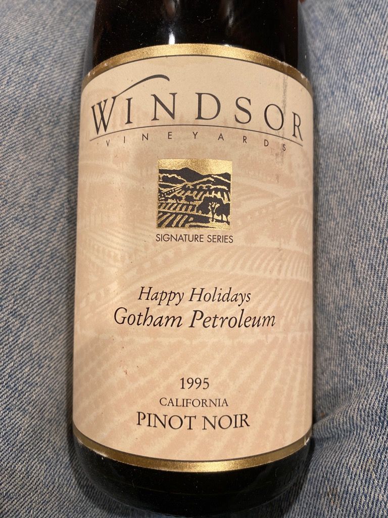 NV Windsor Vineyards Pinot Noir, USA, California CellarTracker