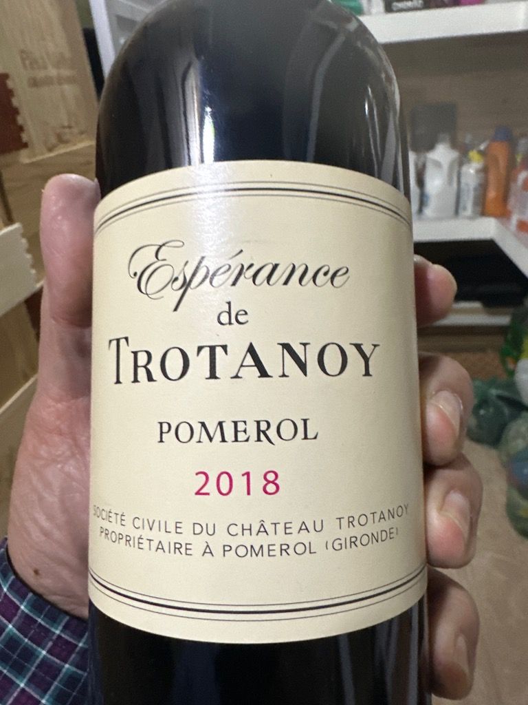 2018 Château Trotanoy Esperance de Trotanoy - CellarTracker