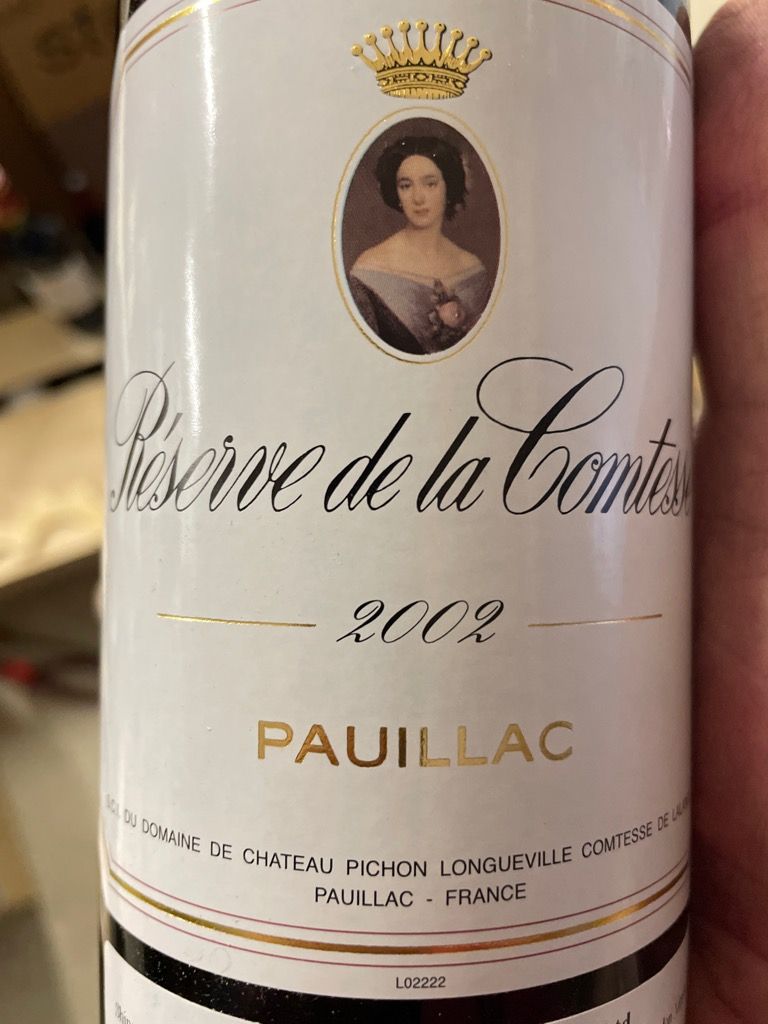 2002 Château Pichon Longueville Comtesse de Lalande Réserve
