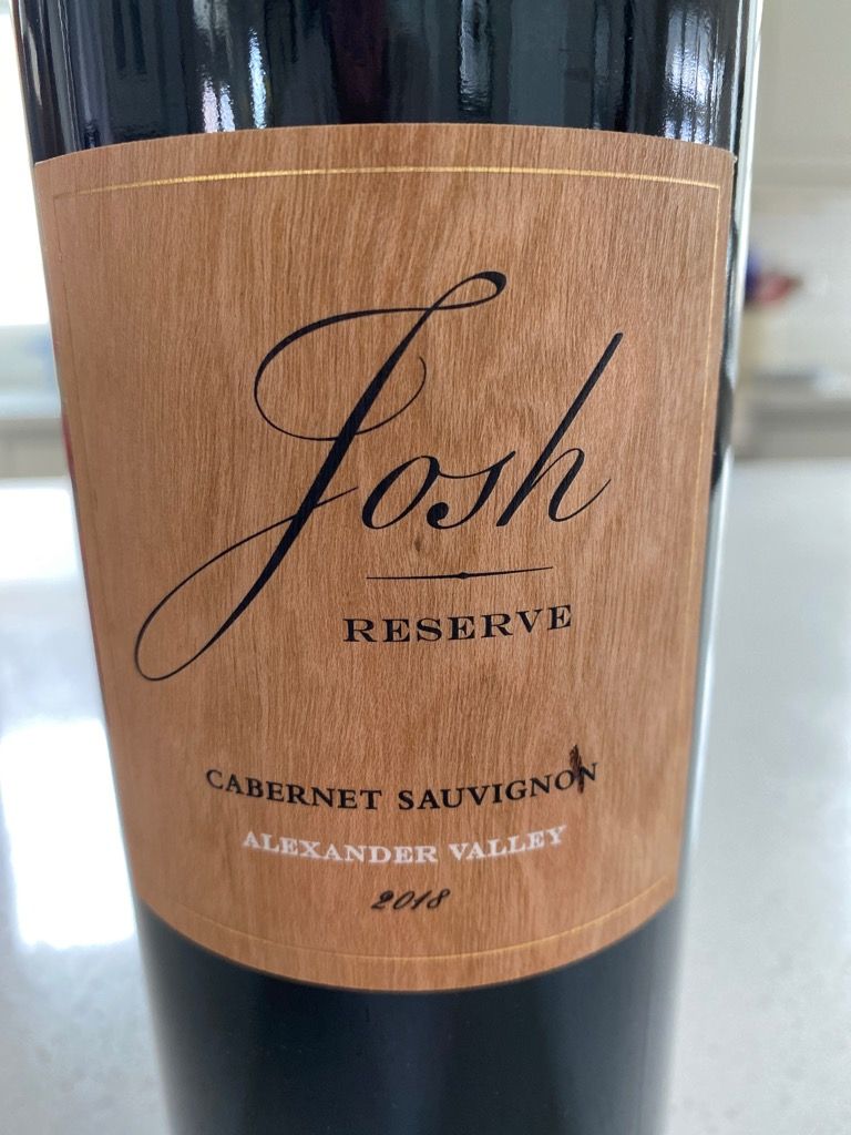 josh 2018 cabernet sauvignon reserve