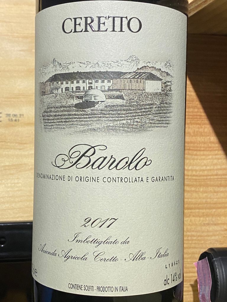 2017 Ceretto Barolo - CellarTracker
