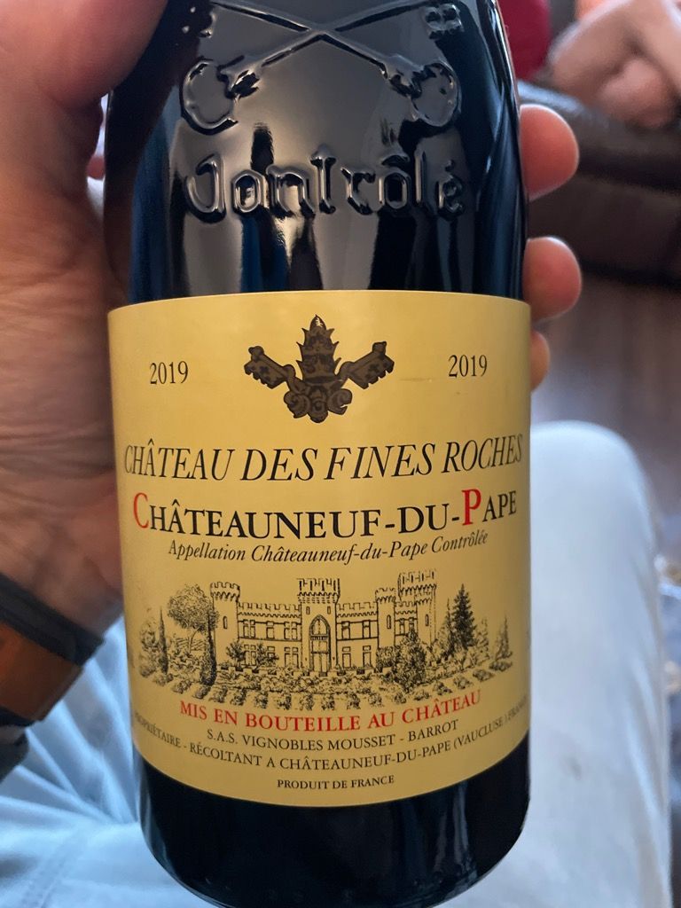 2019 Château des Fines Roches Châteauneuf-du-Pape Cuvée Fine Roches ...