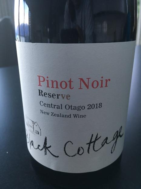 2018 Black Cottage Pinot Noir Reserve New Zealand South Island