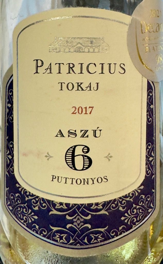 2016 Patricius Tokaji Aszú 6 Puttonyos - CellarTracker