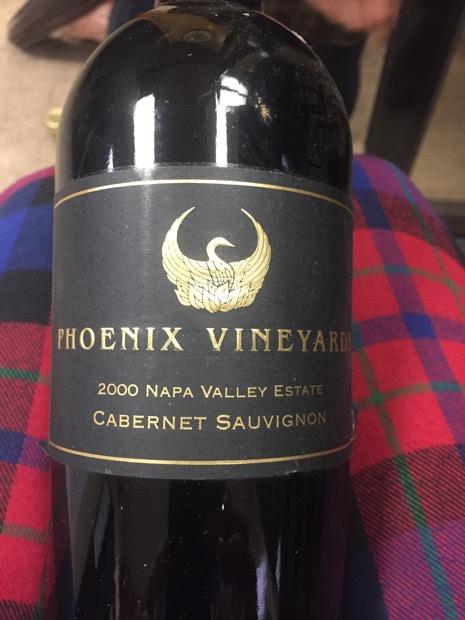 PHOENIX VINEYARDS 2001 フェニックスヴィンヤード 2001 Phoenix Vineyards Cabernet Sauvignon Estate - CellarTracker