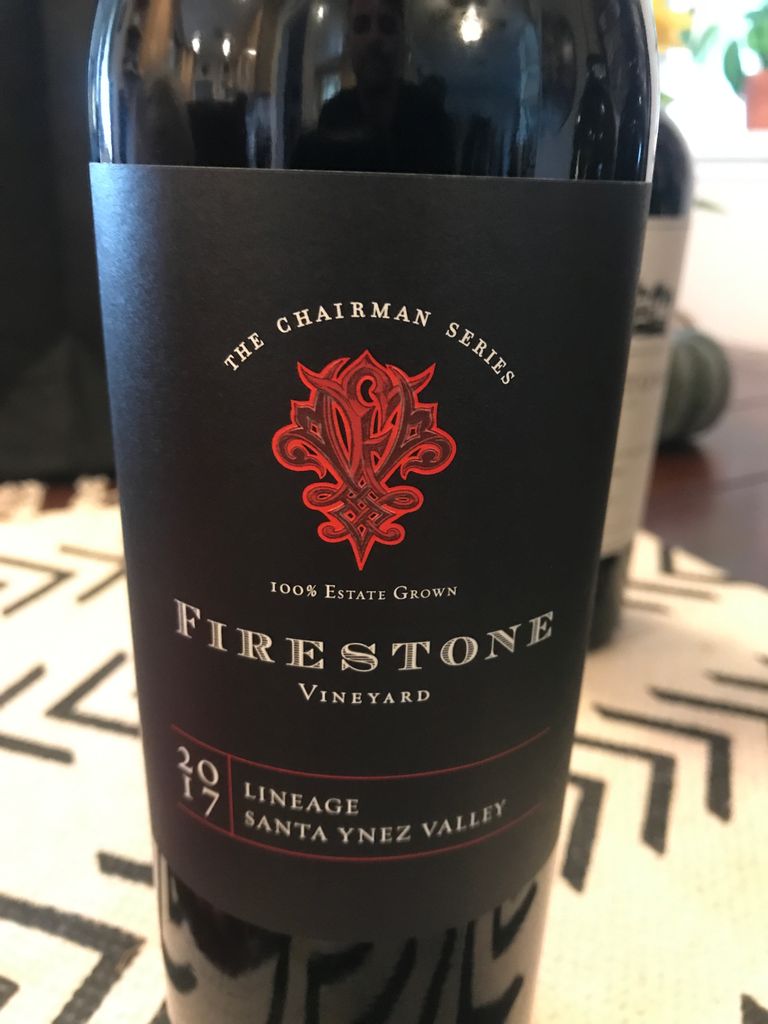2017 Firestone Vineyard Chairman's Series Lineage, USA, California