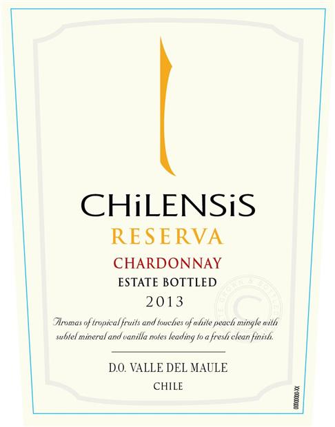 Reserva Chardonnay maule Valley 750ml (858472000369)
