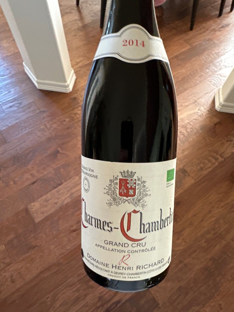 2014 Domaine Henri Richard Charmes-Chambertin - CellarTracker