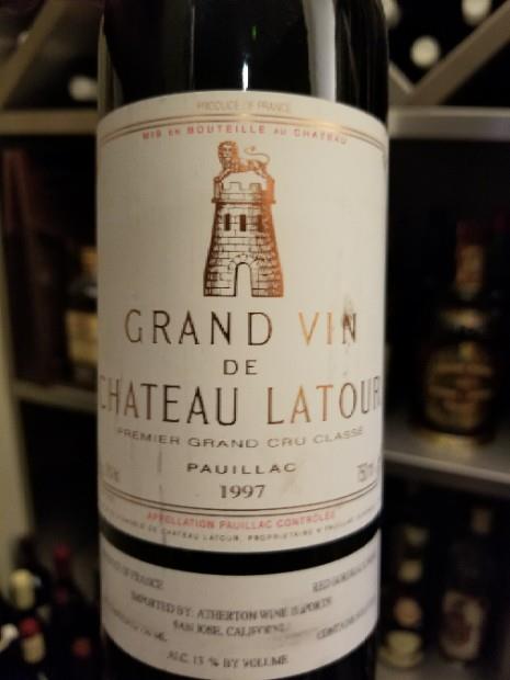 1997 Château Latour Grand Vin - CellarTracker
