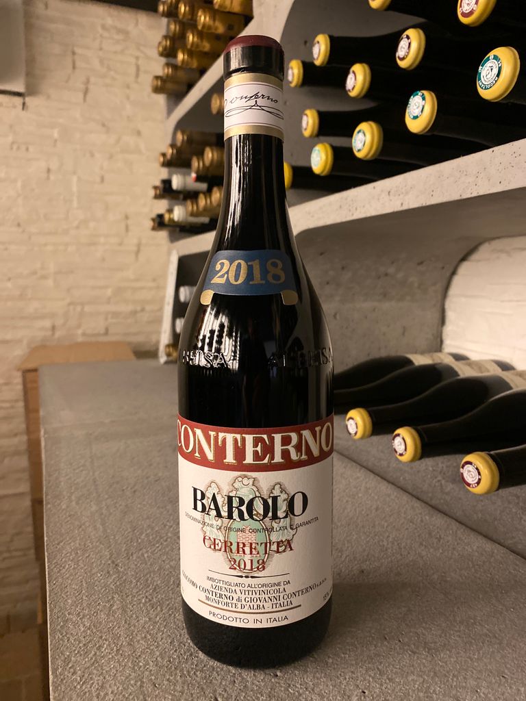 2018 Giacomo Conterno Barolo Cerretta, Italy, Piedmont, Langhe, Barolo ...