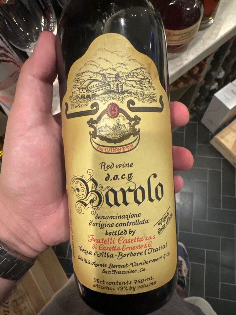 1999 Casetta Barolo Riserva - CellarTracker