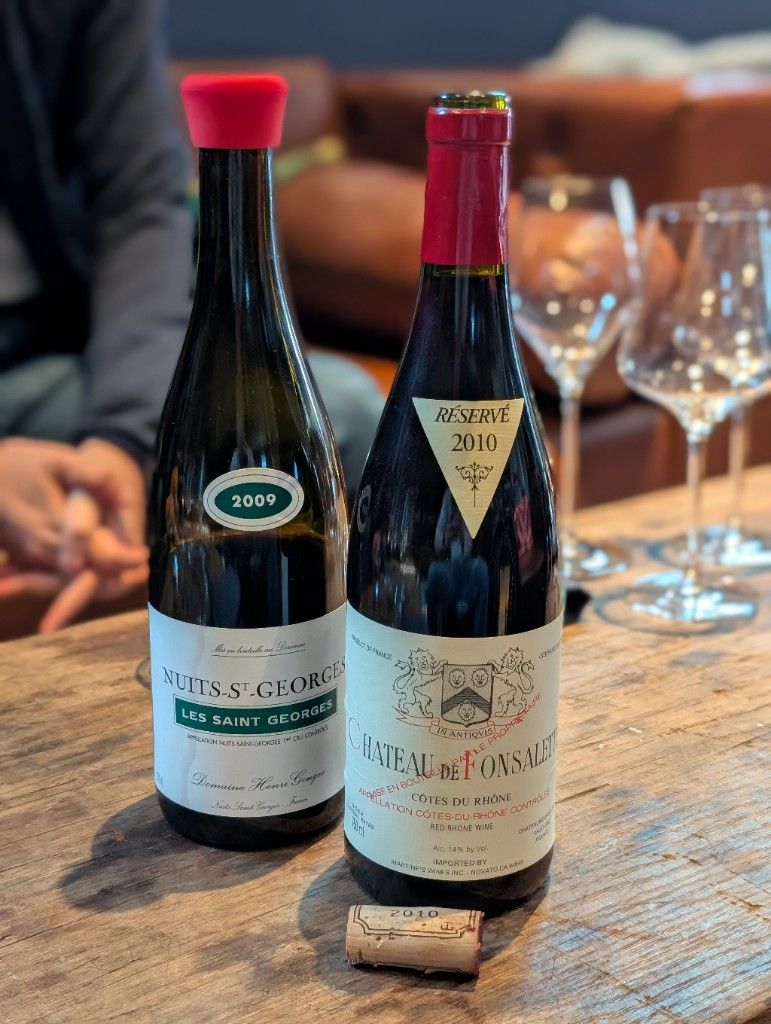 2005 Château Rayas Côtes du Rhône Château de Fonsalette Reserve