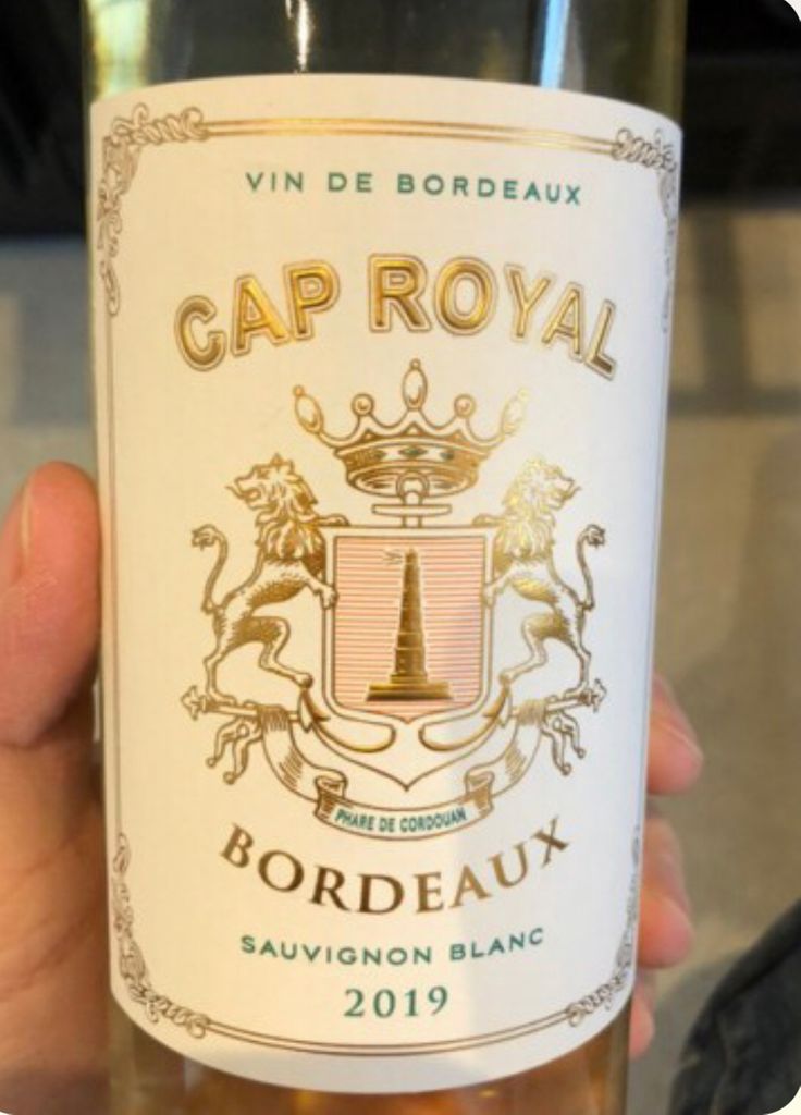 2019 Cap Royal Bordeaux Blanc, France, Bordeaux CellarTracker