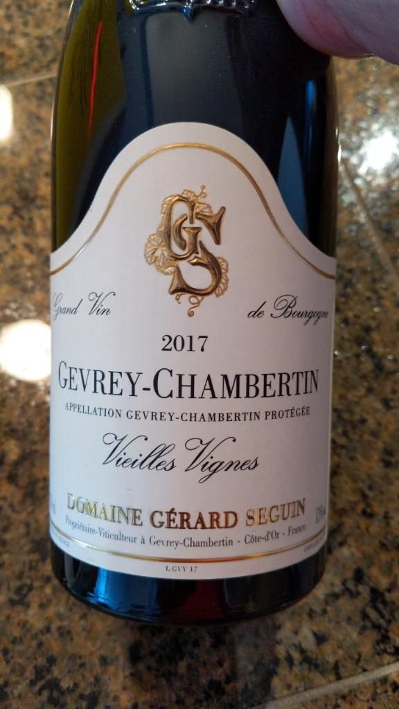 ワイン Gerard Seguin Gevrey Chambertin 2015 Gevrey-Chambertin « Vieilles Vignes » - Domaine Gerard Seguin