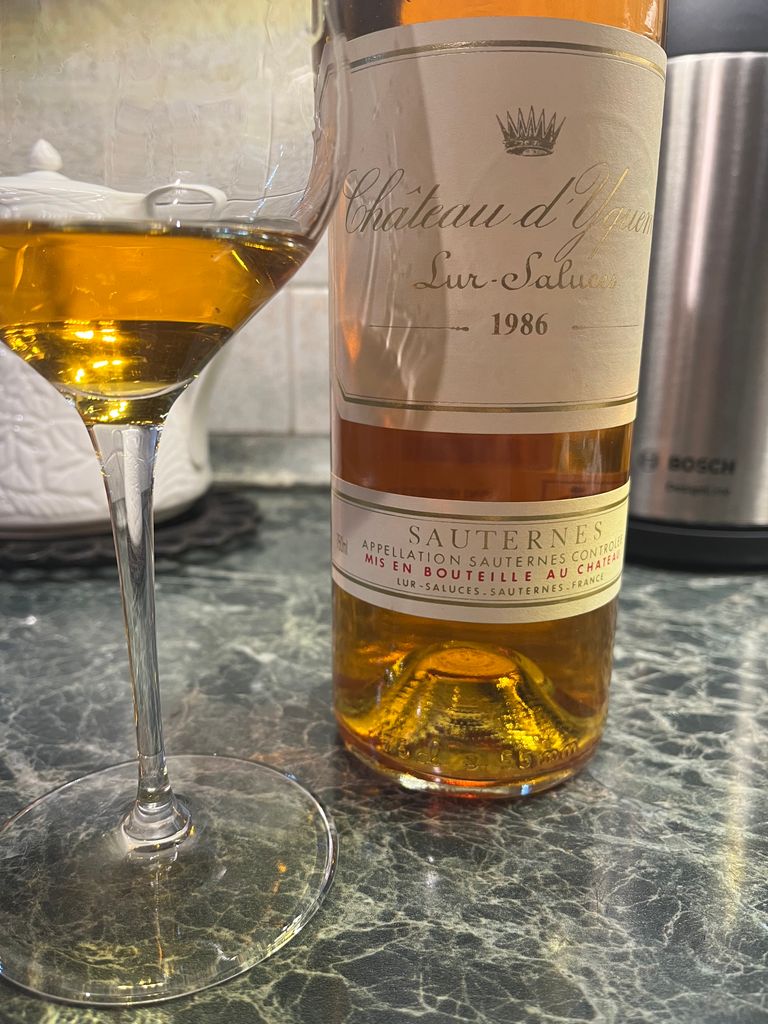 1987 Château d'Yquem - CellarTracker