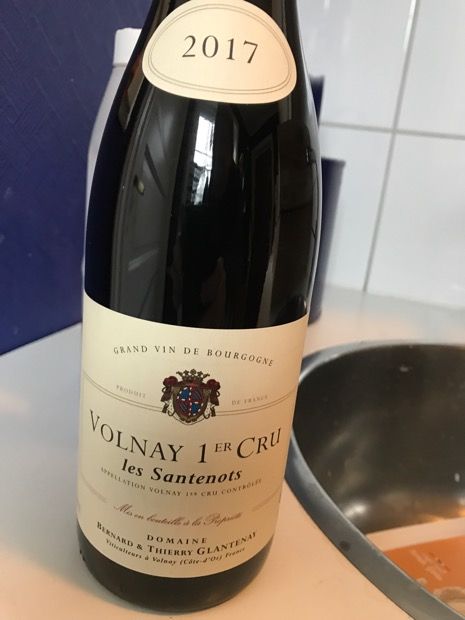 2017 Domaine Bernard & Thierry Glantenay Volnay 1er Cru Santenots ...