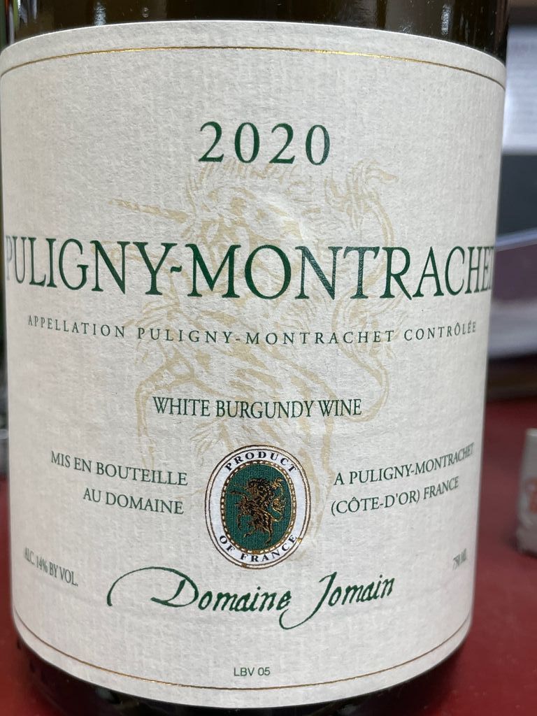 2020 Domaine Jomain Puligny-Montrachet - CellarTracker