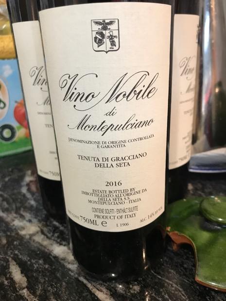 2016 Tenuta di Gracciano della Seta Vino Nobile di Montepulciano, Italy ...