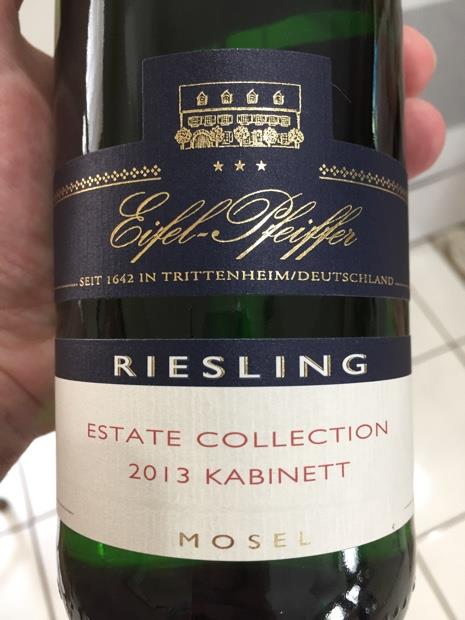 2013 Weingut Eifel Pfeiffer Riesling Kabinett Estate