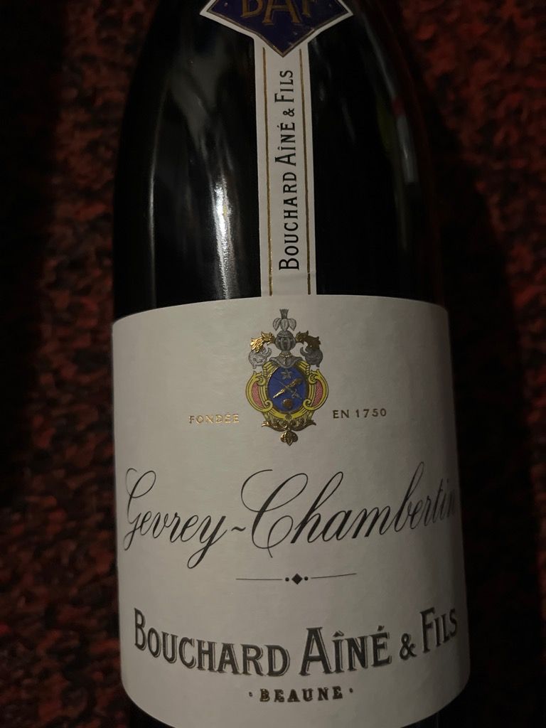 2020 Bouchard Aîné & Fils Gevrey-Chambertin - CellarTracker