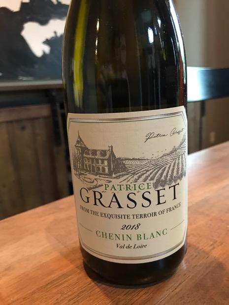 2018 Patrice Grasset Chenin Blanc France Loire Valley