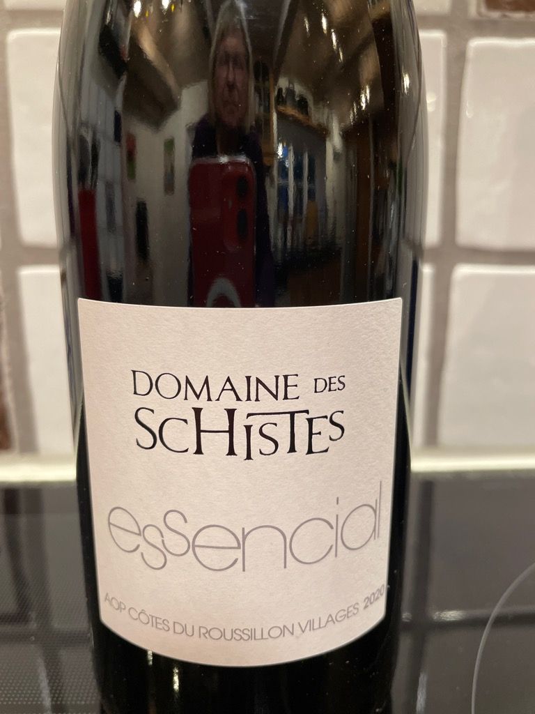 2021 Domaine Des Schistes Côtes Du Roussillon Villages Essencial ...