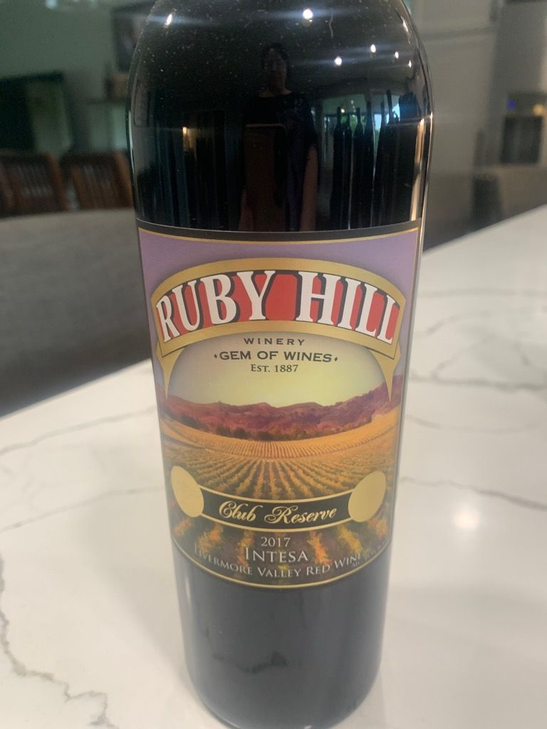 2017 Ruby Hill Winery Reserve Intesa, USA, California, San Francisco