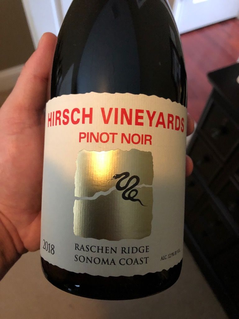 2018 Hirsch Vineyards Pinot Noir Raschen Ridge, USA, California, Sonoma