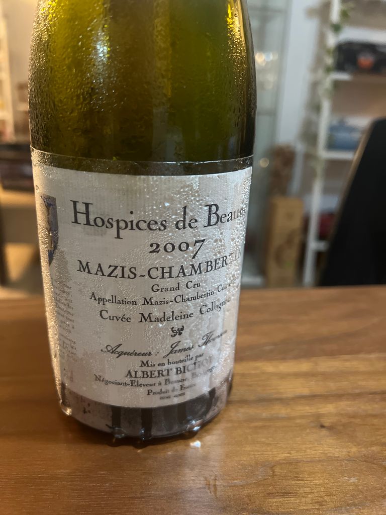 ワイン Hospices de Beaune 2007 Mazis-Chambertin 2007 Hospices de Beaune Mazis-Chambertin Cuvée Madeleine Collignon