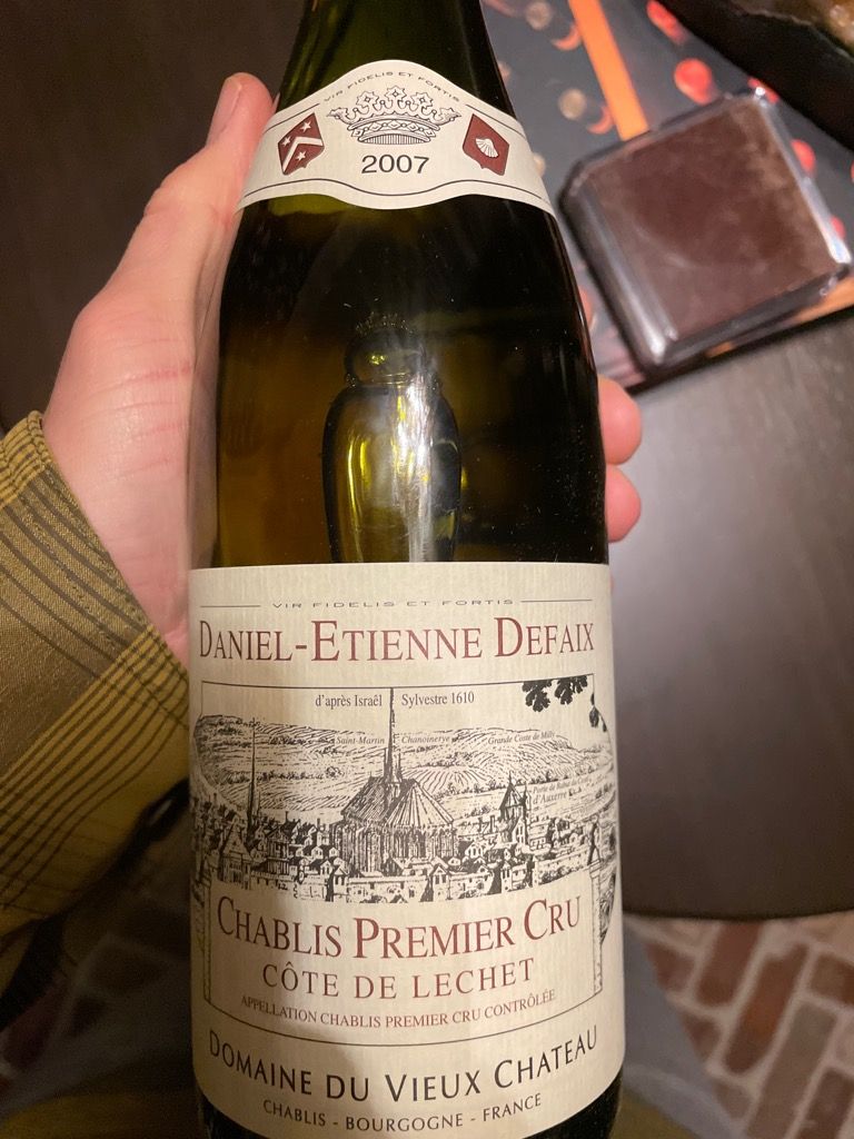 2007 Daniel-Etienne Defaix Chablis 1er Cru Côte de Léchet