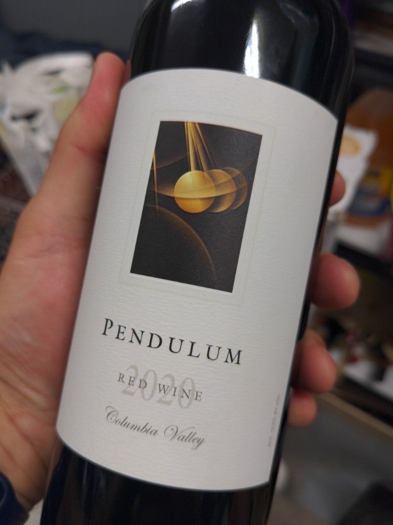 2020 Pendulum Red Table Wine, USA, Washington, Columbia Valley