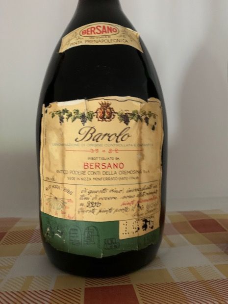 1967 Bersano Barolo Riserva Conti della Cremosina - CellarTracker