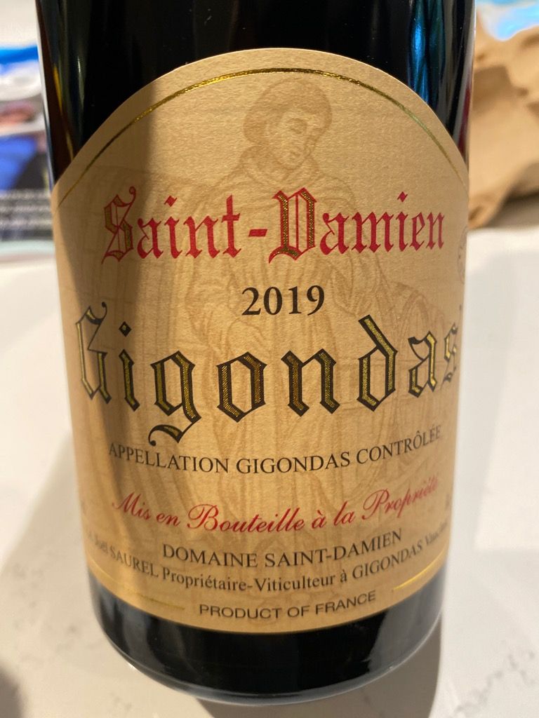 2019 Domaine SaintDamien Gigondas Vieilles Vignes, France, Rhône