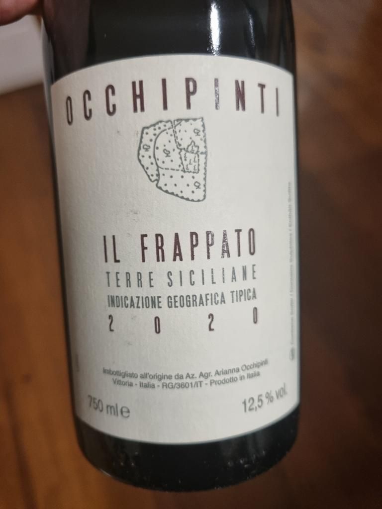 2021 Arianna Occhipinti Il Frappato, Italy, Sicily, Terre Siciliane ...