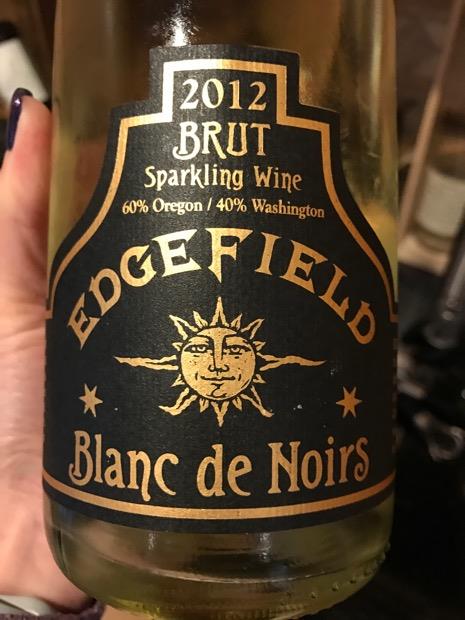 2012 Edgefield Winery Blanc de Noirs CellarTracker