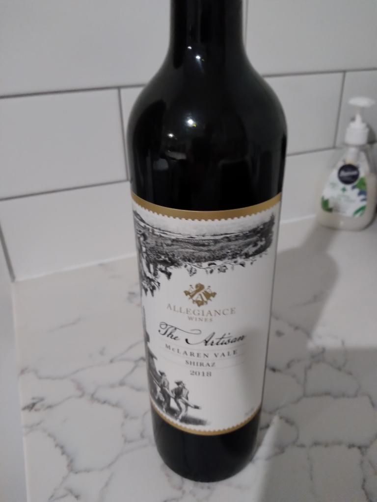 2018 Allegiance Wines Shiraz The Artisan McLaren Vale, Australia, South