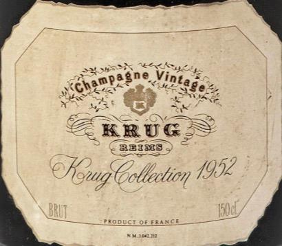 1953 Krug Champagne Vintage Brut Collection, France, Champagne ...