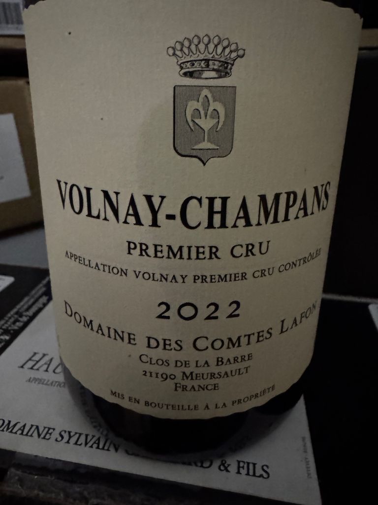 ワイン VOLNY CHAMPANS 1994 1994 Domaine des Comtes Lafon Volnay 1er Cru Champans - CellarTracker