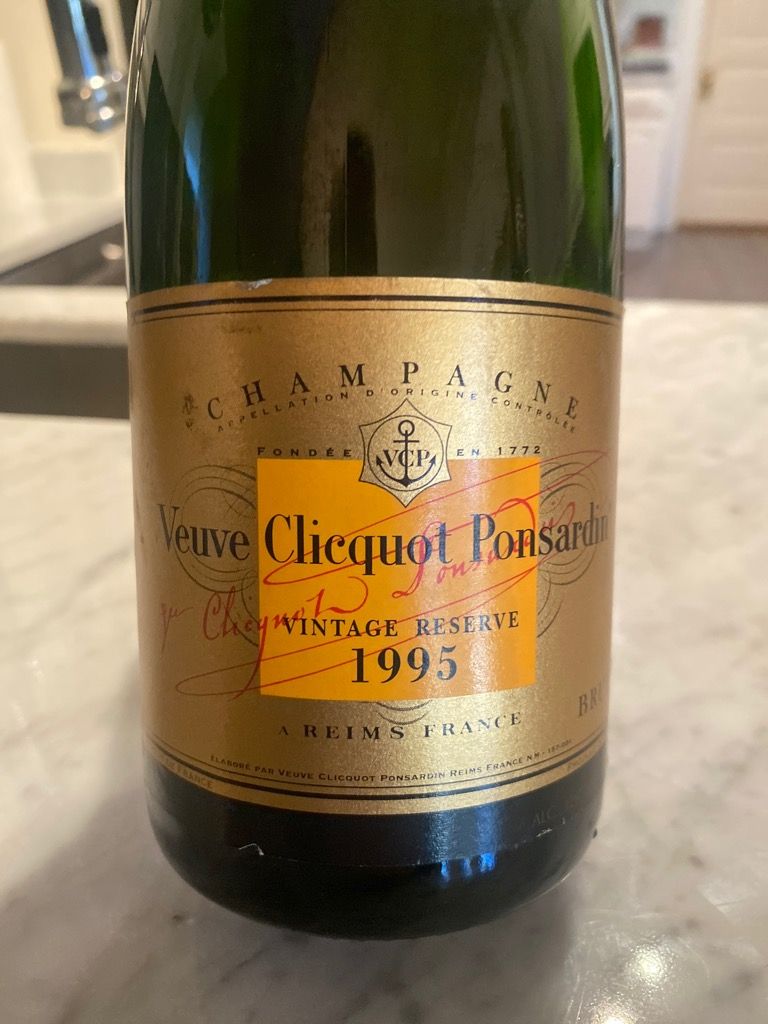 1995 Veuve Clicquot Champagne Brut Vintage - CellarTracker