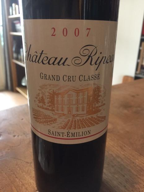 2007 Château Ripeau, France, Bordeaux, Libournais, Saint-Émilion Grand ...