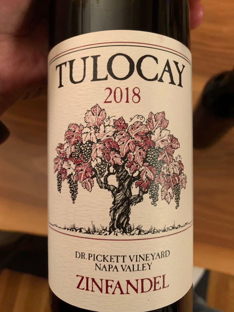 2018 Tulocay Zinfandel Dr. Pickett Napa Valley, USA, California, Napa