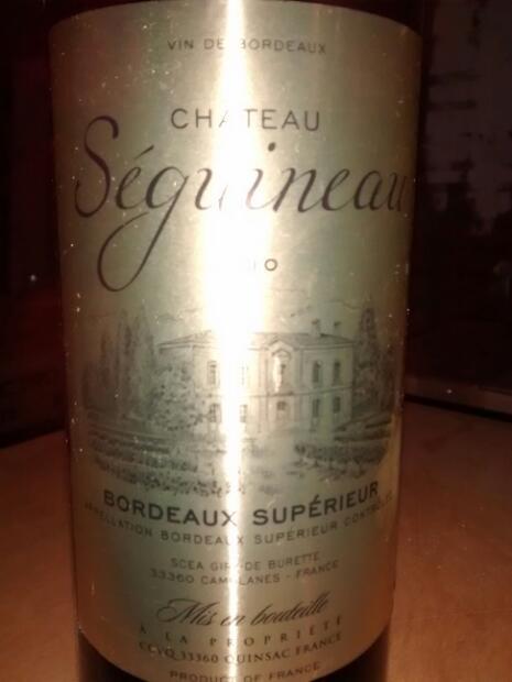 1997 Château Seguineau, France, Bordeaux, Bordeaux Supérieur 