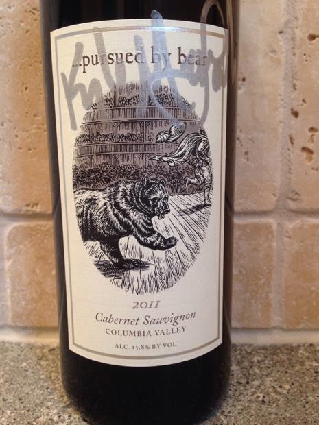 2011 Pursued by Bear Cabernet Sauvignon Pursued by Bear, USA ...