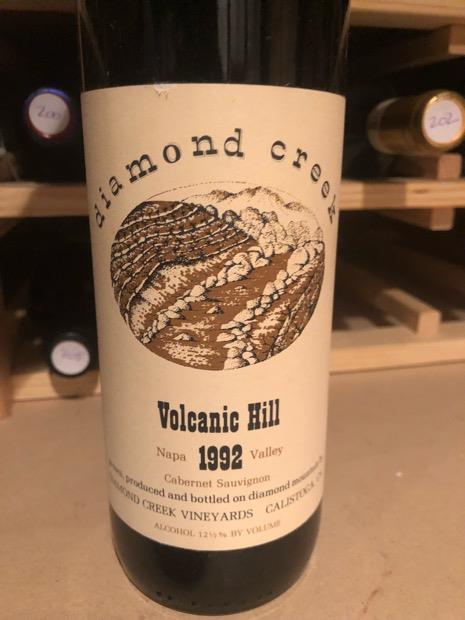 ワイン Diamond Creek Volcanic Hill 1992 1992 Diamond Creek Cabernet Sauvignon Volcanic Hill - CellarTracker
