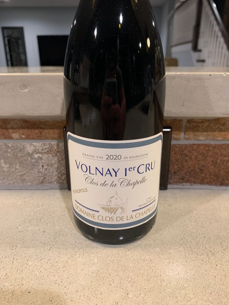 2020 Domaine Clos de la Chapelle Volnay 1er Cru Clos de la