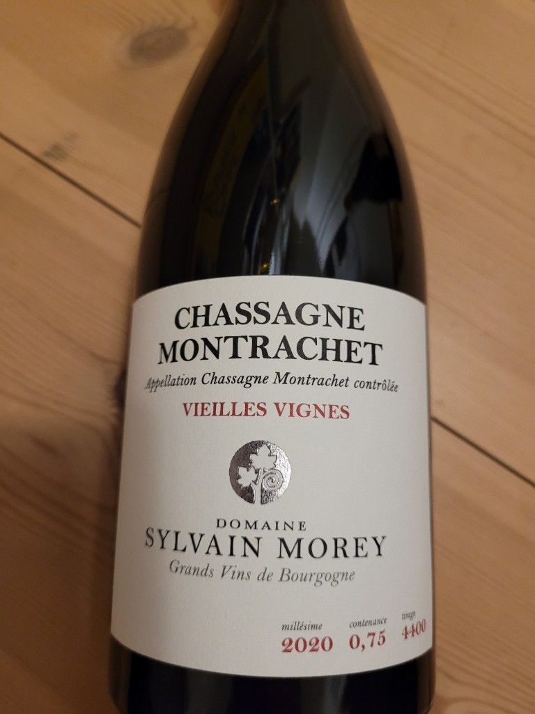 2020 Domain Sylvain Morey Chassagne-Montrachet Rouge Vieilles Vignes ...