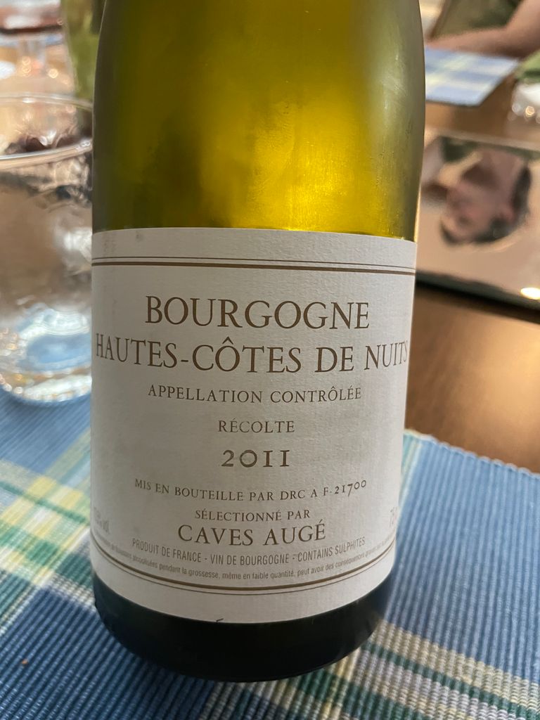 2013 Caves Auge Bourgogne Hautes-Côtes de Nuits DRC - CellarTracker