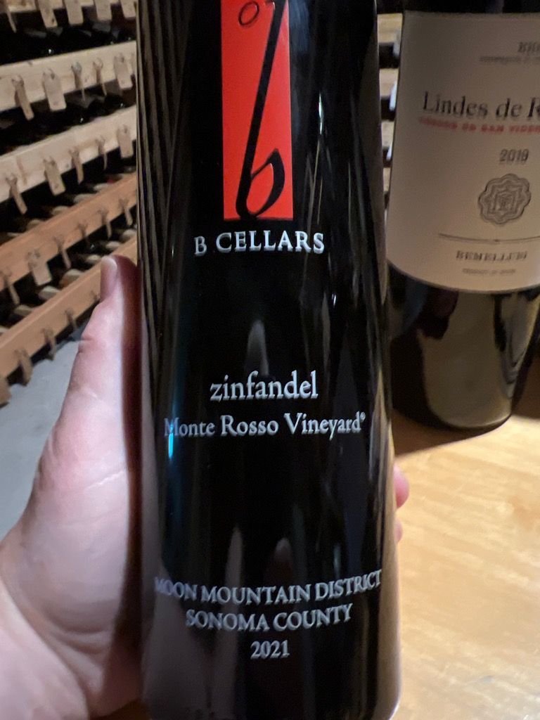 2021 B Cellars Zinfandel, USA, California, Napa Valley, Calistoga CellarTracker